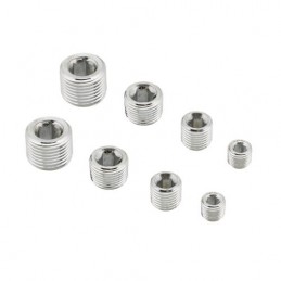 Set de capace NPT 8 bucăți 1/ 8, 1/ 4, 3/ 8, 1/ 2