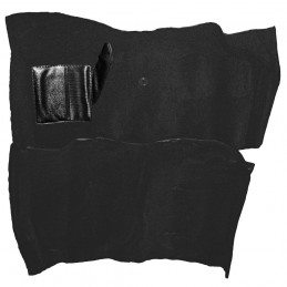Covor - acoperitor de podea negru, Cabrio 69-70