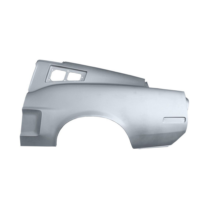 Aripă spate Fastback, stânga timpurie cu ștampila 68 Aripă spate Fastback, stânga timpurie cu ștampila 68
