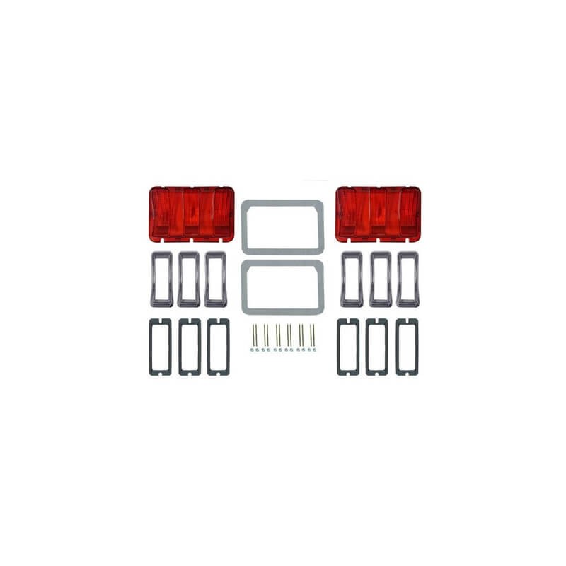 Kit lampă spate rame, garnituri, sticlă 67 Kit lampă spate rame, garnituri, sticlă 67