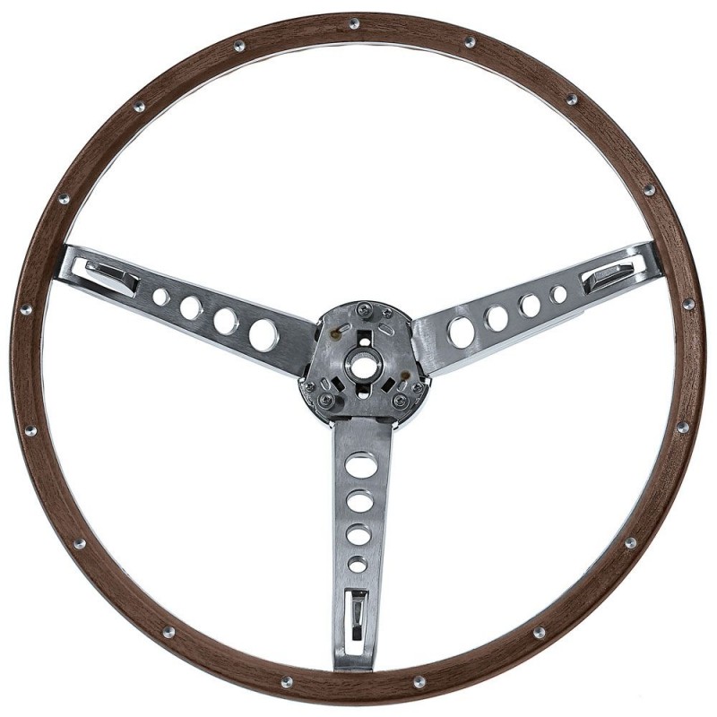 Volan din lemn Pony, complet 65-66