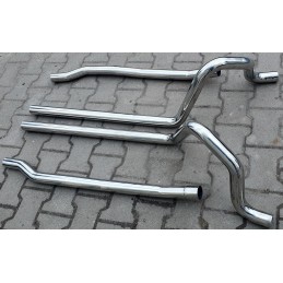 Țevi de eșapament din oțel inoxidabil, set de 2" 464-70
