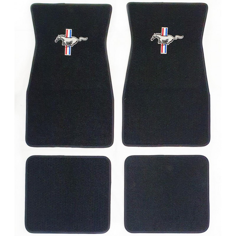 Covorașe cu logo - negru, set 64-73 Covorașe cu logo - negru, set 64-73