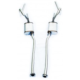 Sistem de evacuare inoxidabil 2" V8 64-70