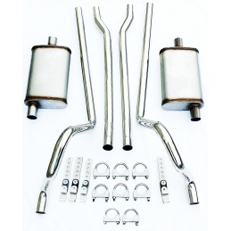 Sistem de evacuare inoxidabil 2" V8 64-70