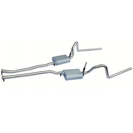 Sistem de evacuare 2" V8, puternic, ca Flowmaster 64-70
