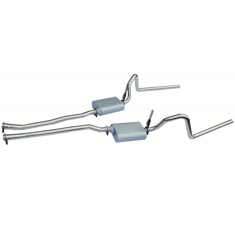 Sistem de evacuare 2" V8, puternic, ca Flowmaster 64-70 Sistem de evacuare 2" V8, puternic, ca Flowmaster 64-70