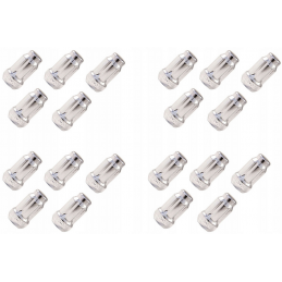 Piulițe pentru jantă/ roată 1/ 2" îngustă 20 buc + cheie