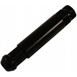 Piulițe pentru jante/ roți 1/ 2" înguste 20 buc + cheie - negru