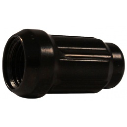 Piulițe pentru jante/ roți 1/ 2" înguste 20 buc + cheie - negru