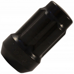 Piulițe pentru jante/ roți 1/ 2" înguste 20 buc + cheie - negru