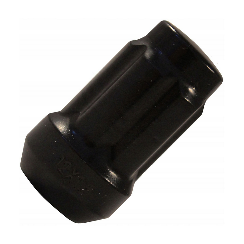 Piulițe pentru jante/ roți 1/ 2" înguste 20 buc + cheie - negru Piulițe pentru jante/ roți 1/ 2" înguste 20 buc + cheie - negru