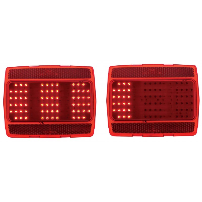 Lămpile spate 64-66 LED Sequential, pereche