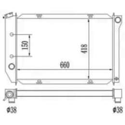 Radiator din aluminiu 71-73