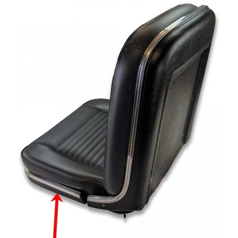 Panouri inferioare Deluxe pentru scaune, negre 67 Panouri inferioare Deluxe pentru scaune, negre 67