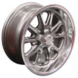 Rambler U111 Gunmetal 15"x7 4pc jante 64-73