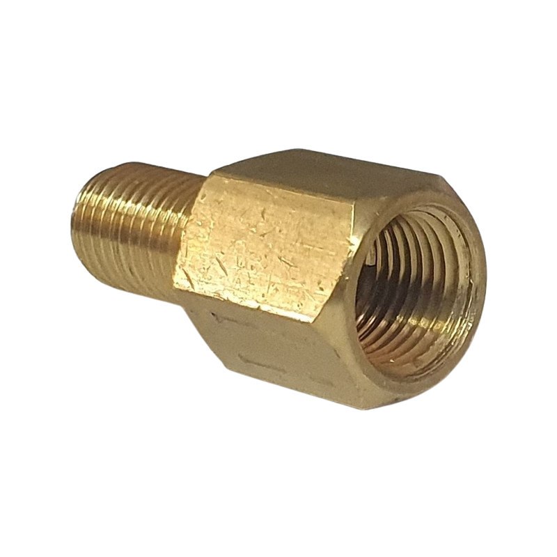 Adaptor pentru tubul de frână de la filet mare la filet mic Adaptor pentru tubul de frână de la filet mare la filet mic