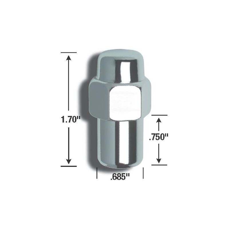 MAG/ Cragar piuliță jantă 1/ 2" UNF Chrome 64-73 1 buc. MAG/ Cragar piuliță jantă 1/ 2" UNF Chrome 64-73 1 buc.