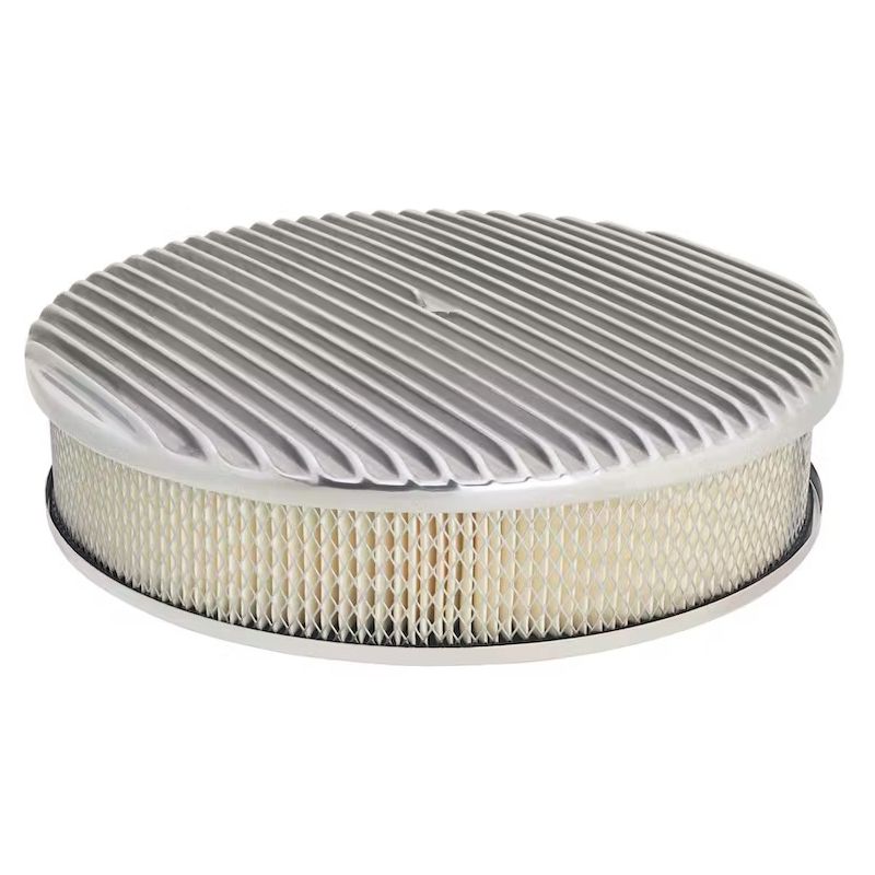 Filtru de aer rotund 14" aluminiu Filtru de aer rotund 14" aluminiu