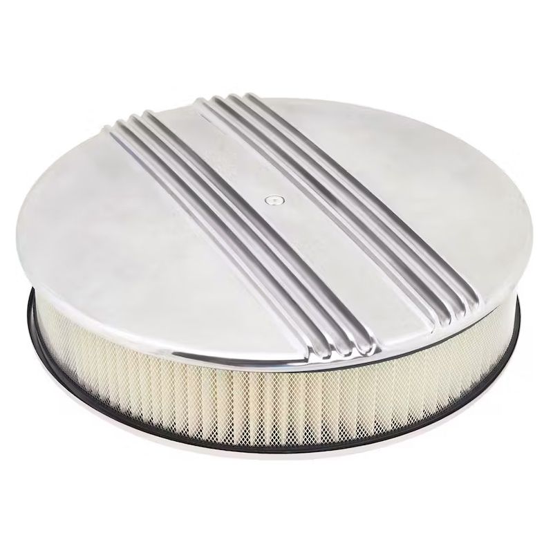 Filtru de aer rotund 14" aluminiu Filtru de aer rotund 14" aluminiu