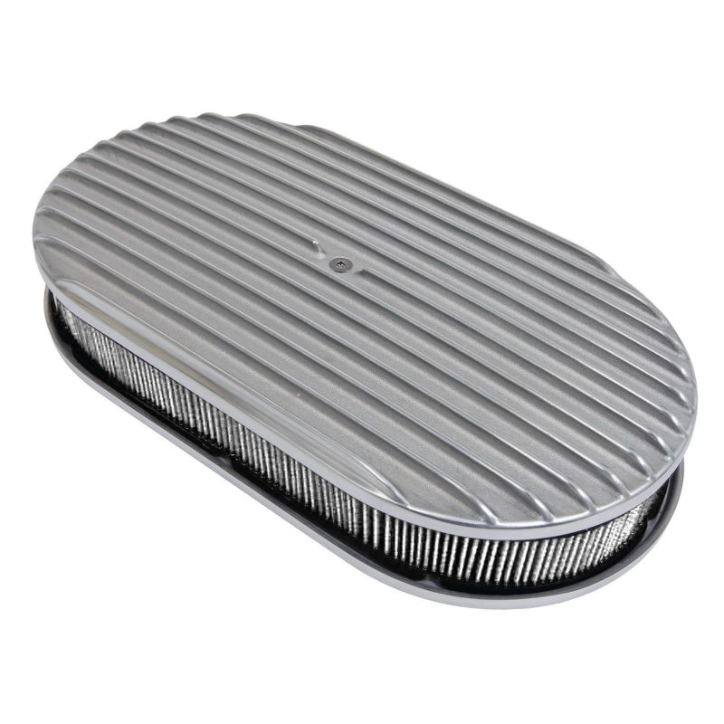Filtru de aer oval 15" aluminiu canelat Filtru de aer oval 15" aluminiu canelat