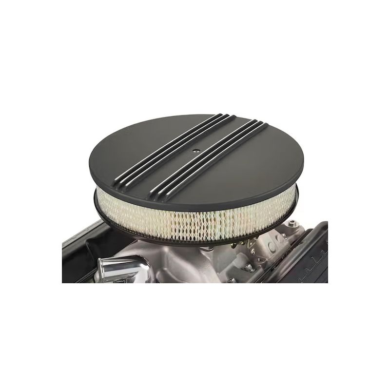 Filtru de aer rotund 14" aluminiu negru