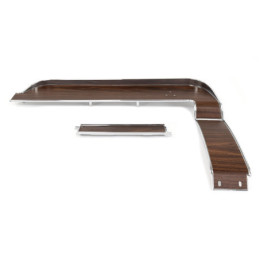Materiale plastice de lux pentru cockpit, lemn/ 3 bucăți 68