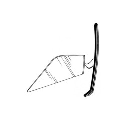 Garnitura geamului ușii verticale stânga, 69 Coupe Cabrio