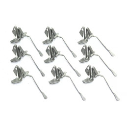 Trunk Lid Molding Clips Fastback 9pcs 67-68