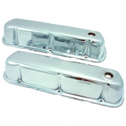 Capace de supape cromate, pereche Small Block 64-73