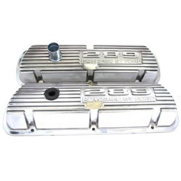 Capace supape 289, aluminiu lustruit 64-68