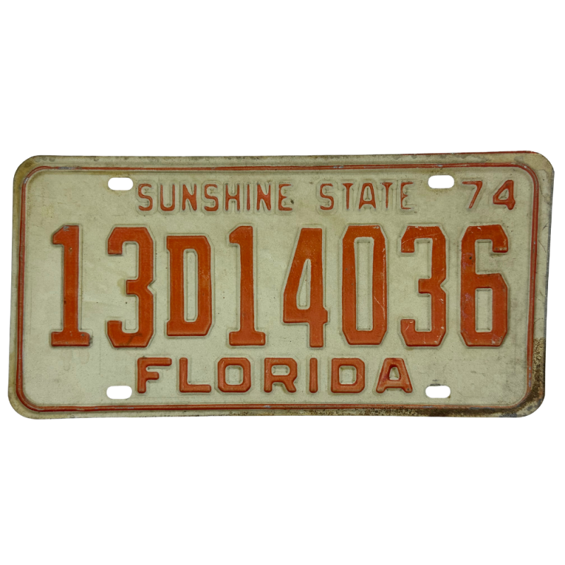 Placă de înmatriculare Florida