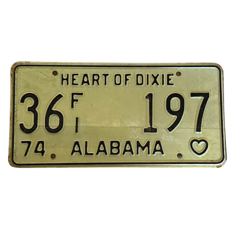 Placă de înmatriculare Alabama Placă de înmatriculare Alabama
