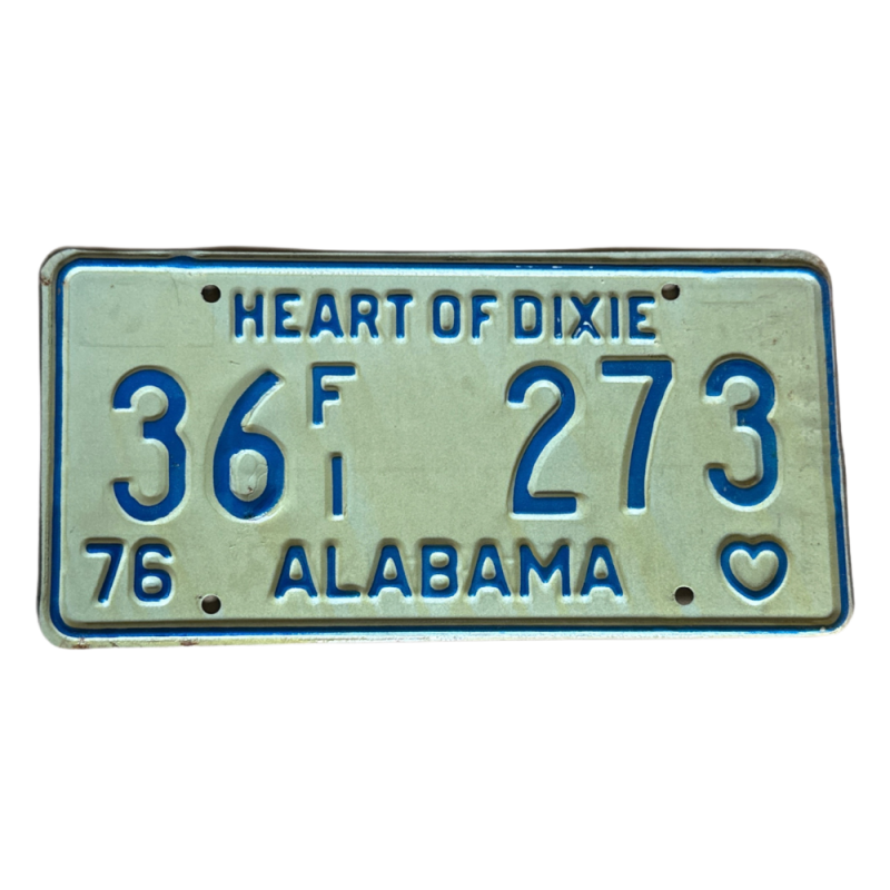 Placă de înmatriculare Alabama