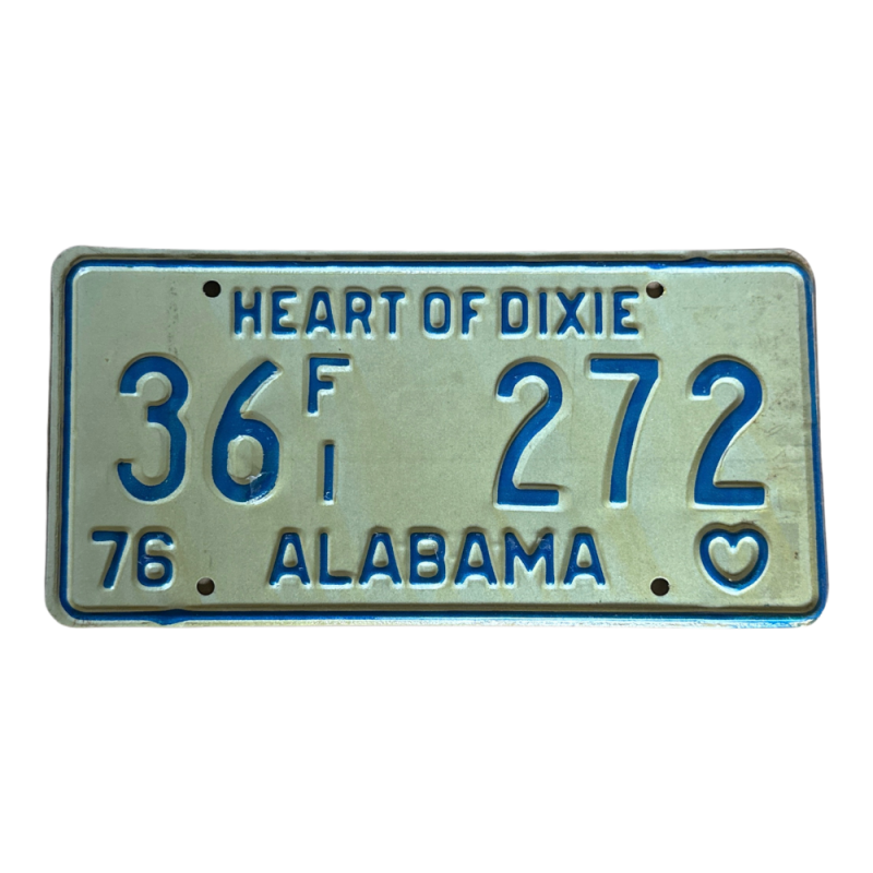 Placă de înmatriculare Alabama