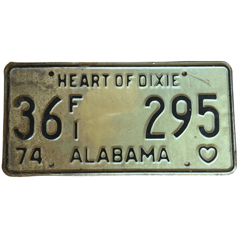 Placă de înmatriculare Alabama