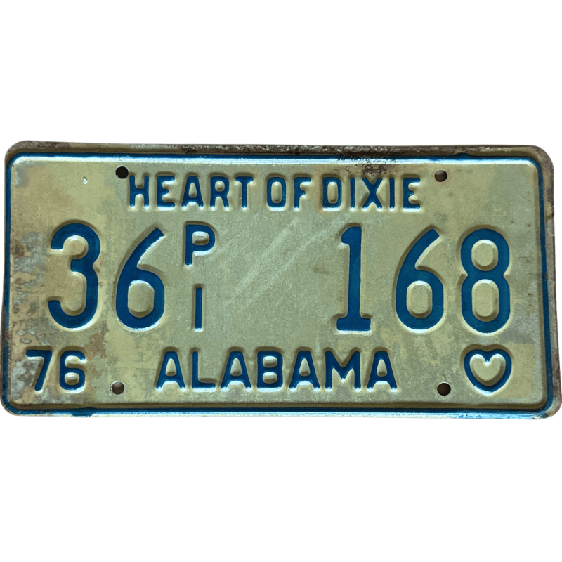 Placă de înmatriculare Alabama