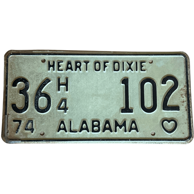 Placă de înmatriculare Alabama Placă de înmatriculare Alabama