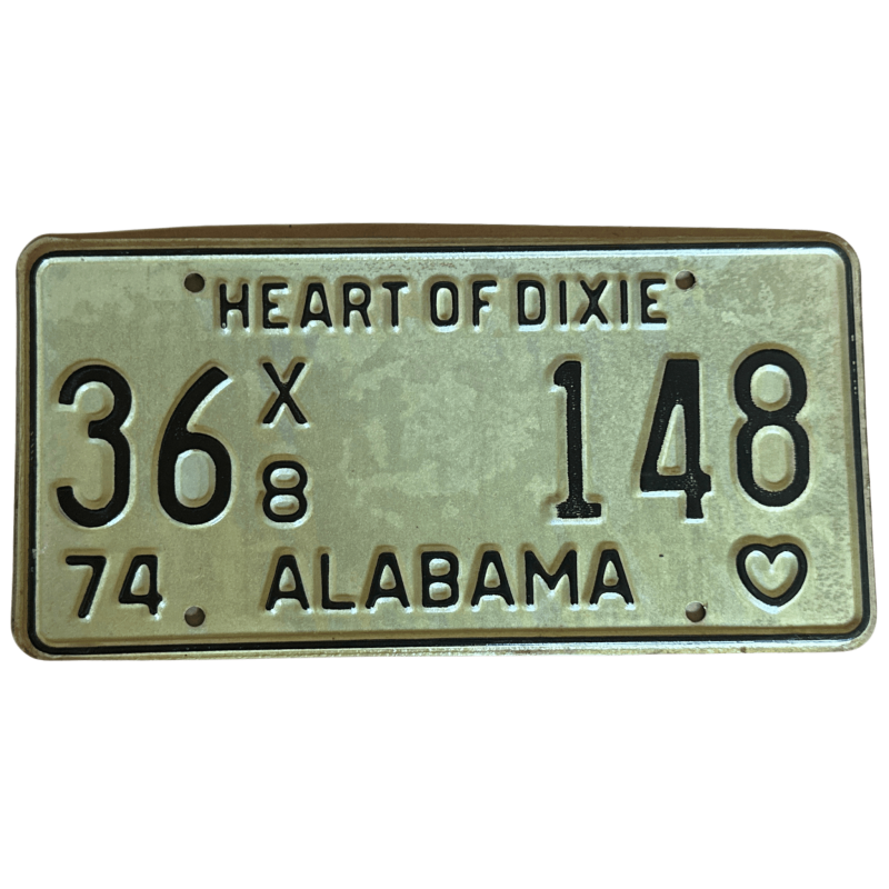 Placă de înmatriculare Alabama
