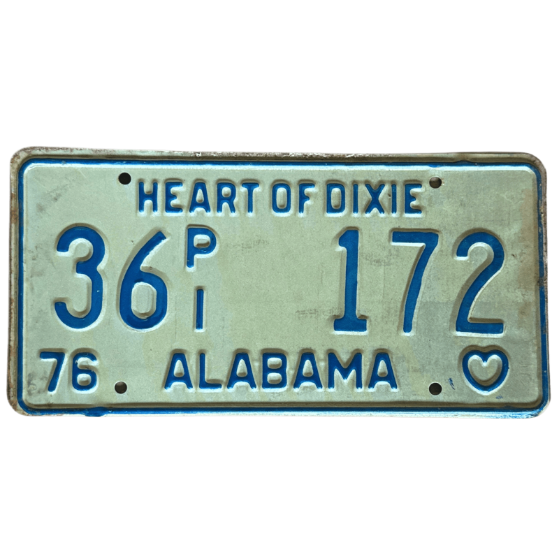 Placă de înmatriculare Alabama