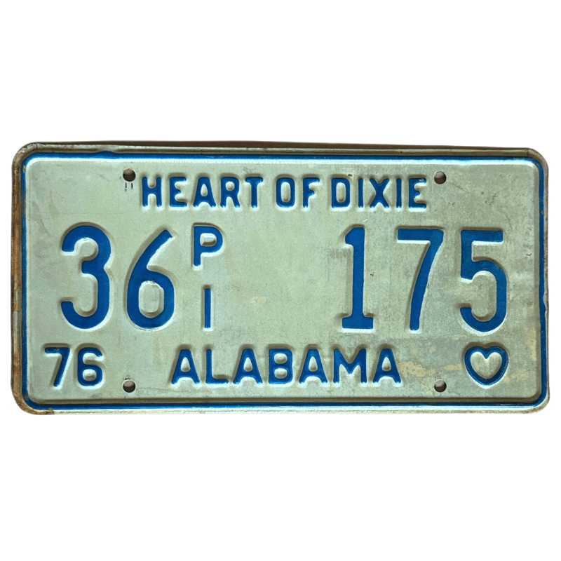 Placă de înmatriculare Alabama