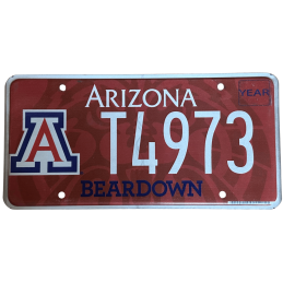 Placă de înmatriculare din Arizona
