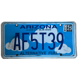 Placă de înmatriculare din Arizona