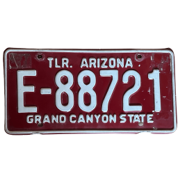 Placă de înmatriculare din Arizona