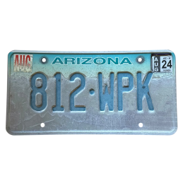 Placă de înmatriculare din Arizona