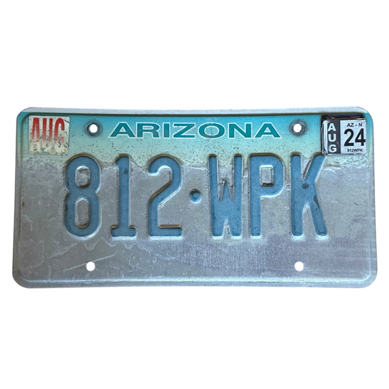 Placă de înmatriculare din Arizona