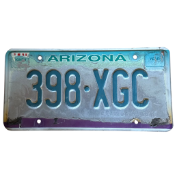 Placă de înmatriculare din Arizona