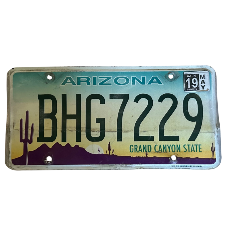 Placă de înmatriculare din Arizona