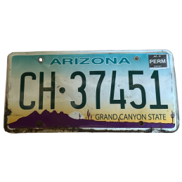 Placă de înmatriculare din Arizona