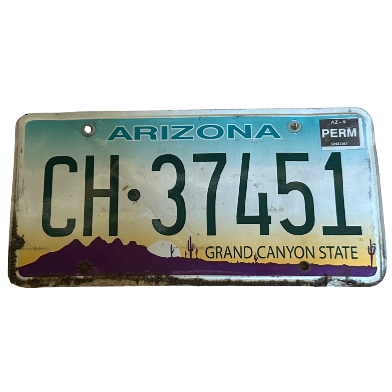 Placă de înmatriculare din Arizona